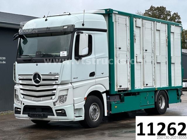 Szarvasmarha-szállító teherautó MERCEDES-BENZ Actros 1842 4x2 KA-BA 2-Stock Viehaufbau