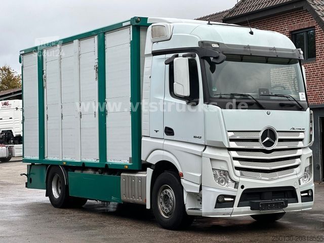 Szarvasmarha-szállító teherautó MERCEDES-BENZ Actros 1842 4x2 KA-BA 2-Stock Viehaufbau