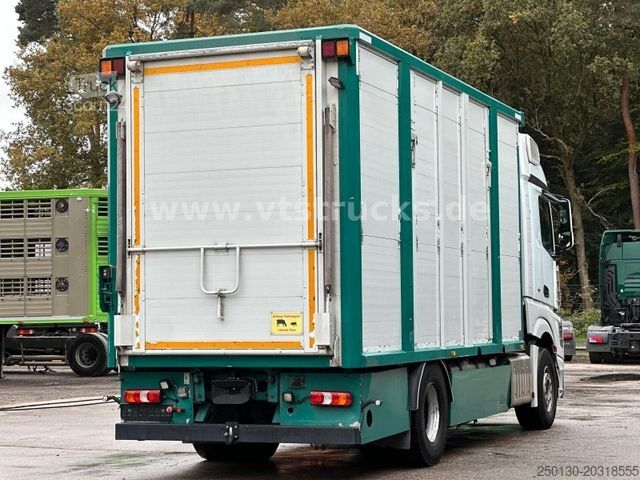 Szarvasmarha-szállító teherautó MERCEDES-BENZ Actros 1842 4x2 KA-BA 2-Stock Viehaufbau