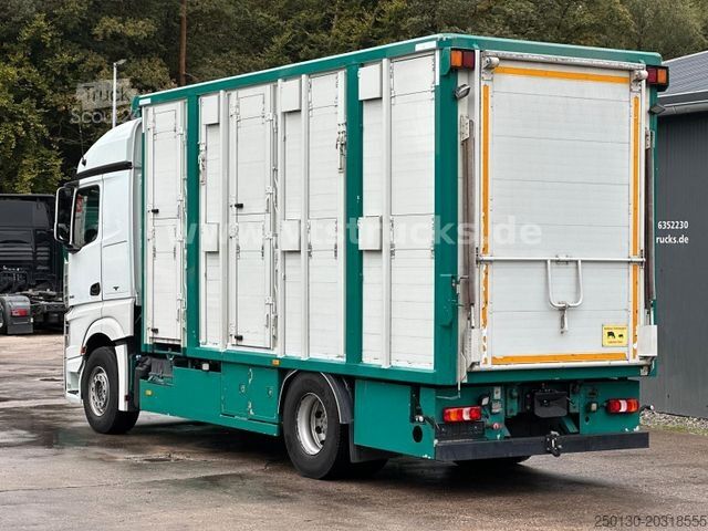 Szarvasmarha-szállító teherautó MERCEDES-BENZ Actros 1842 4x2 KA-BA 2-Stock Viehaufbau