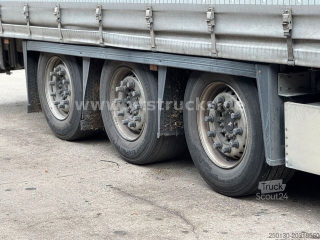 Otevřený návěs s plachtou SCHMITZ CARGOBULL SCS Mega Hubdach Edscha Lift Staplerhalterung
