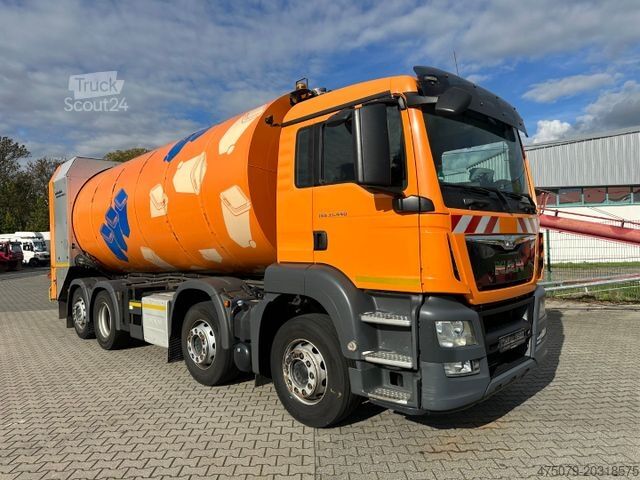 Сметовоз MAN TGS 35.440 / 8x2x6 / Faun Roto / EURO 6