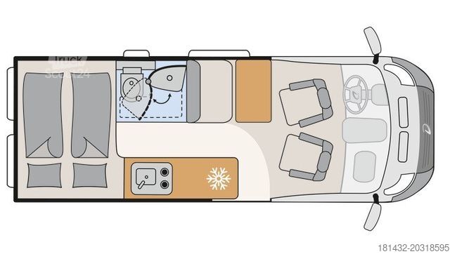 Husbil DETHLEFFS Globetrail Fiat 600 DS