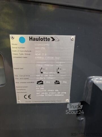 Ledad teleskopisk arbetsplattform Haulotte SIGMA 16 PRO