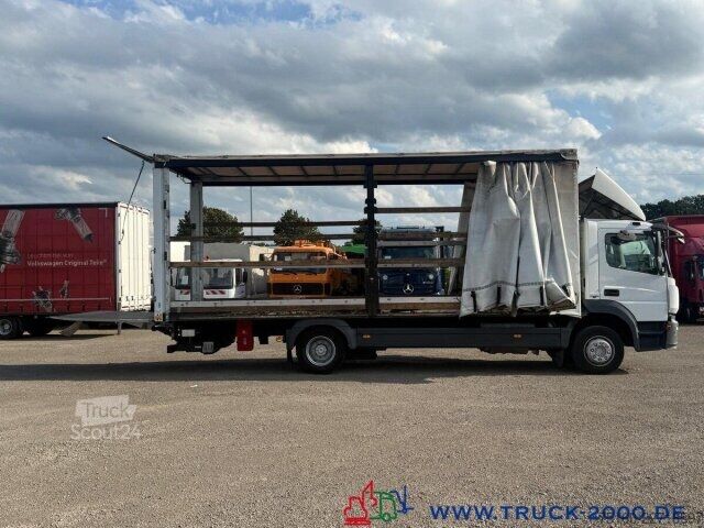 Plattewagen met zeil Mercedes-Benz Atego 1224 Schiebeplane L+R+ Dach LBW 1.5T AHK