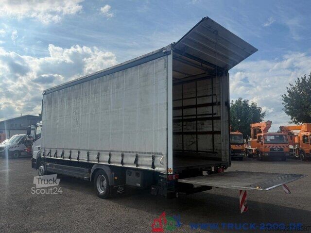 Plattewagen met zeil Mercedes-Benz Atego 1224 Schiebeplane L+R+ Dach LBW 1.5T AHK