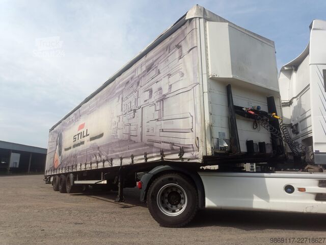 Brandalı açık yarı römork SOMMER SP 24 T -B-CU