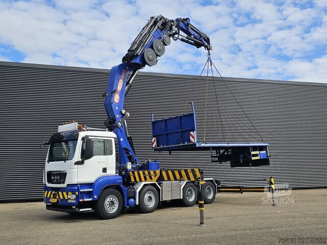 Žeriavové vozidlo MAN TGS 41.480 8x4 BB / PM 100 tm + JIB + WINCH