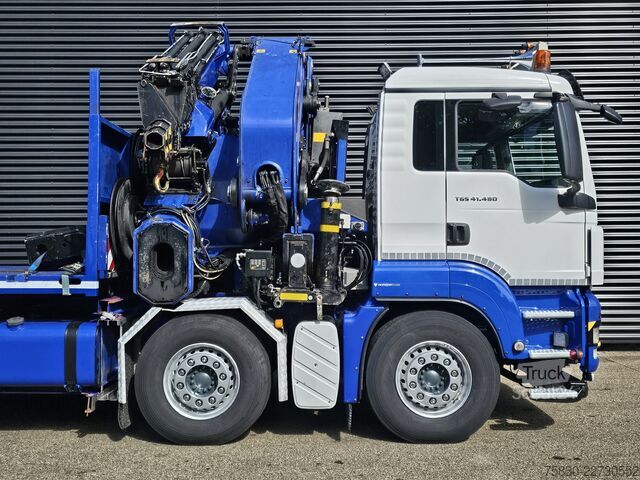 Žeriavové vozidlo MAN TGS 41.480 8x4 BB / PM 100 tm + JIB + WINCH