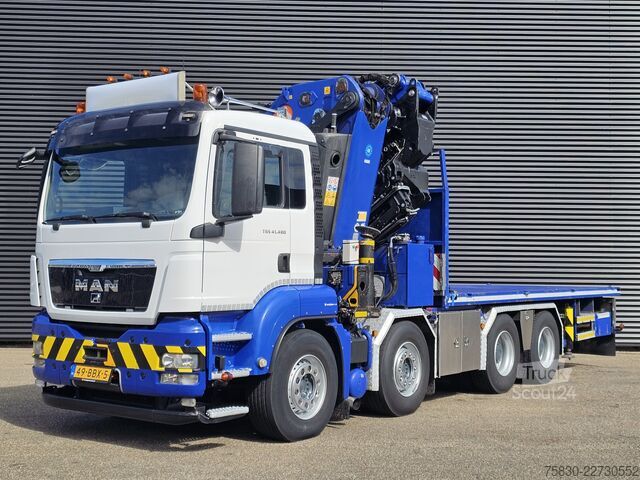 Žeriavové vozidlo MAN TGS 41.480 8x4 BB / PM 100 tm + JIB + WINCH