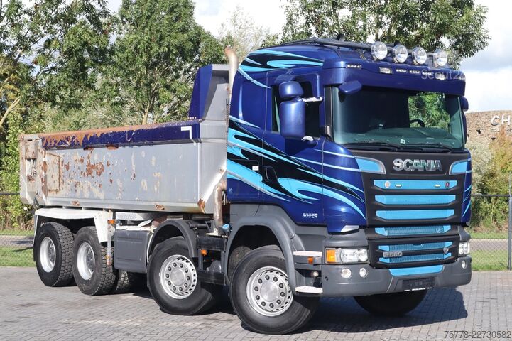 Damperli kamyon Scania R580 V8 | 8X4 | RETARDER | FULL STEEL | BIG AXL...