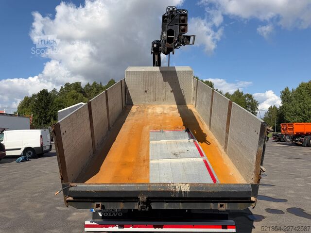 Camion-benne avec grue Volvo FM 420 6x2*4, Tipp&Crane-truck, 2017