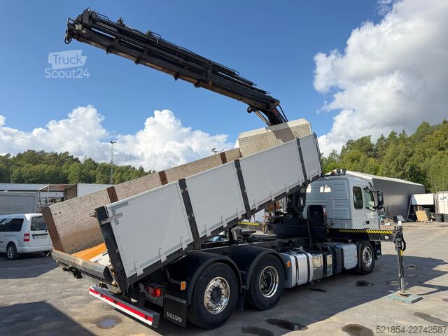 Camion-benne avec grue Volvo FM 420 6x2*4, Tipp&Crane-truck, 2017