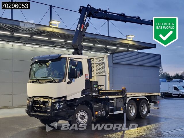Open laadbak Renault C 430 6X4 HIAB 188 ES-3 X-HIDUO Crane Retarder ...