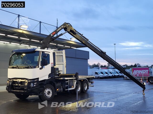 Open laadbak Renault C 430 6X4 HIAB 188 ES-3 X-HIDUO Crane Retarder ...