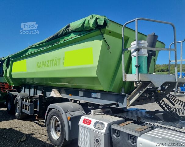 Kipper oplegger Schwarzmüller K 202 Stahlrundmulde