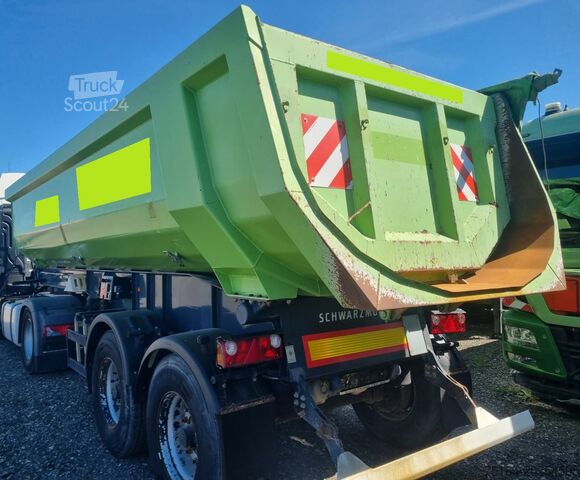 Kipper oplegger Schwarzmüller K 202 Stahlrundmulde
