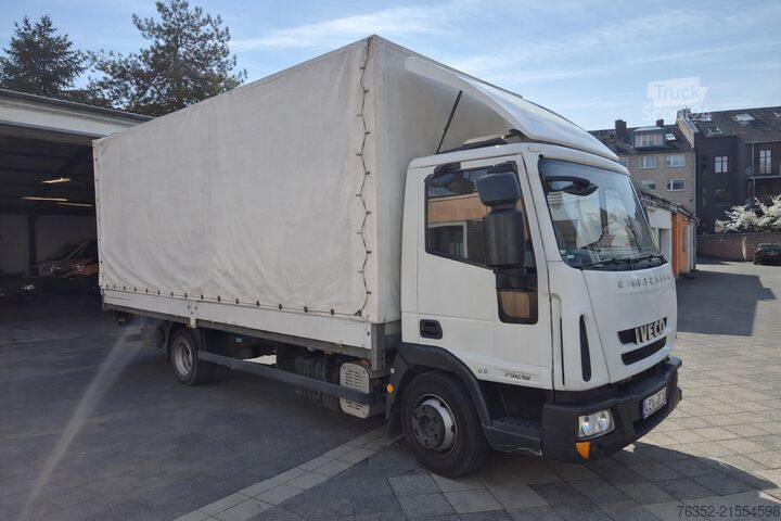 Tovornjaška dvižna delovna ploščad Iveco Eurocargo ML75E18 Pritsche Plane LBW