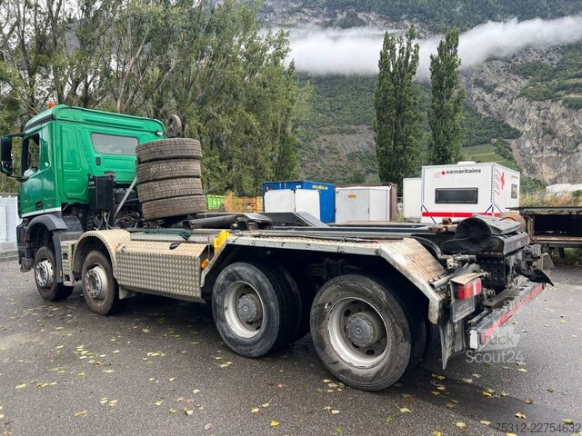 Camión portacontenedores de gancho Mercedes-Benz Arocs 3248  E6 LBW Scheckheft AHK
