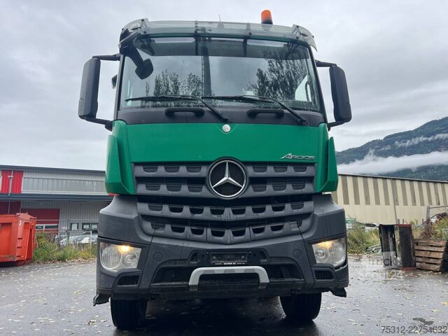 Camión portacontenedores de gancho Mercedes-Benz Arocs 3248  E6 LBW Scheckheft AHK
