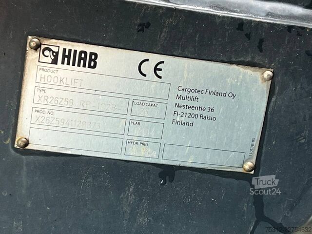 Camión portacontenedores de gancho Mercedes-Benz Arocs 3248  E6 LBW Scheckheft AHK