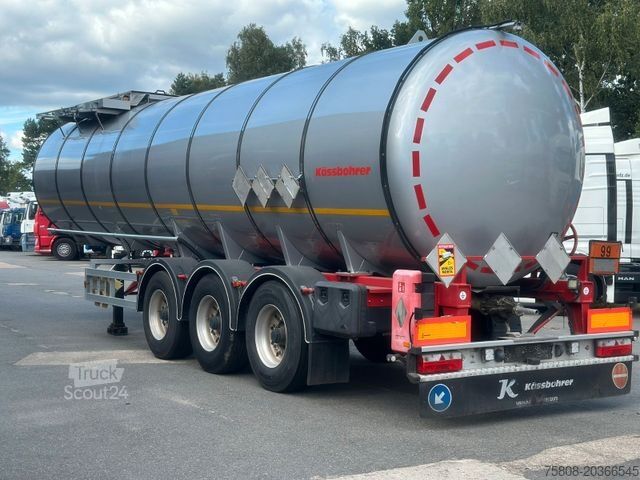 Полуприцеп-цистерна KÄSSBOHRER Bitumen 32.000L ADR FL/AT Alufelgen Liftachse