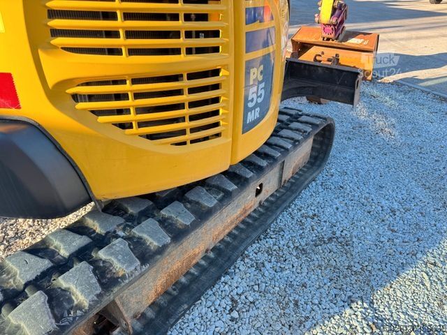 Mini excavator KOMATSU PC 55MR-3 Powertilt 3x Löffel