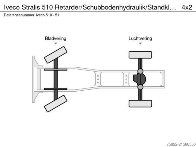 Standard-SZM Iveco Stralis 510 Retarder/Schubbodenhydraulik/Standk...