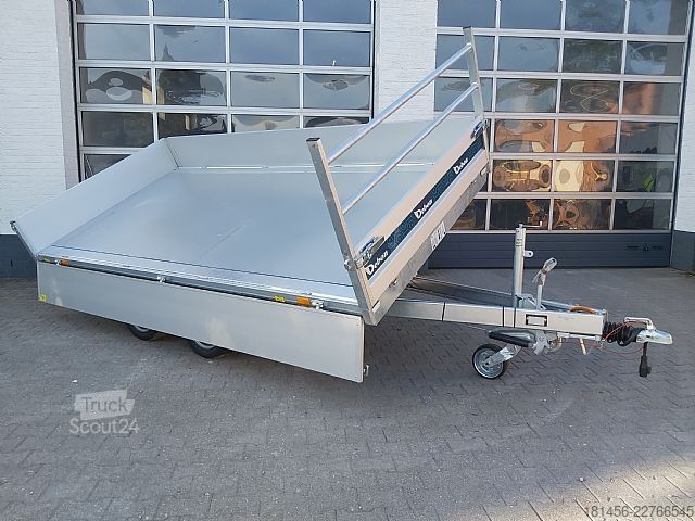Tippvagn 3-vägs Cheval Liberté PW 3.6 360x180x35cm Elektro Auffahrrampen Stützen