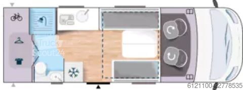 Autocaravana integral Challenger Vollintegriert 2060 Graphite Ultimate Automatik, Connect-/Arctic-Pak