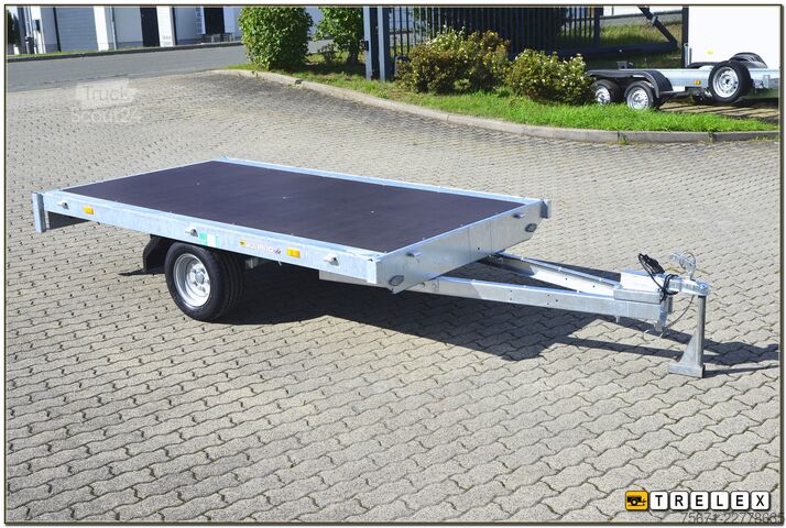 Rimorchio per auto EDUARD Plattform 2615 257x150 cm 750 kg 10 Zoll