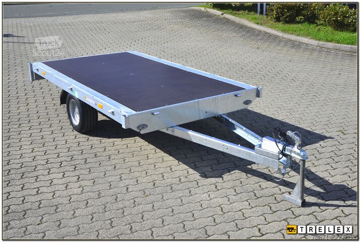 Rimorchio per auto EDUARD Plattform 2615 257x150 cm 750 kg 10 Zoll
