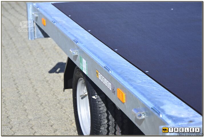 Rimorchio per auto EDUARD Plattform 2615 257x150 cm 750 kg 10 Zoll