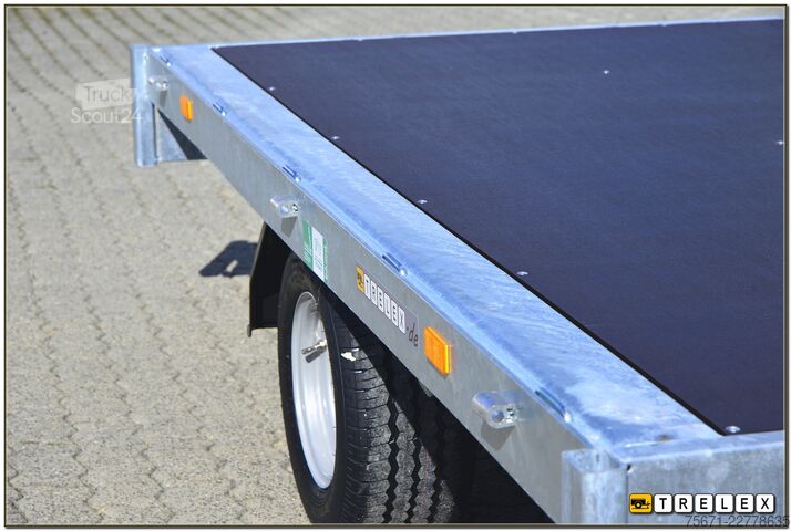 Rimorchio per auto EDUARD Plattform 2615 257x150 cm 750 kg 10 Zoll