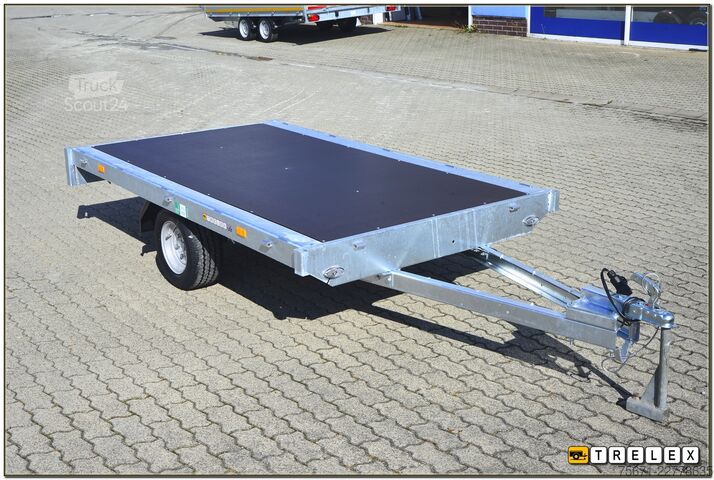 Rimorchio per auto EDUARD Plattform 2615 257x150 cm 750 kg 10 Zoll