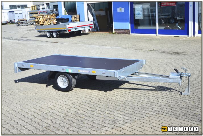 Rimorchio per auto EDUARD Plattform 2615 257x150 cm 750 kg 10 Zoll