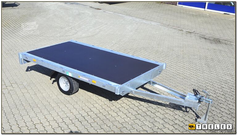 Rimorchio per auto EDUARD Plattform 2615 257x150 cm 750 kg 10 Zoll