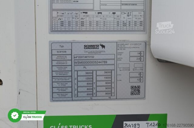 Koeloplegger SCHMITZ CARGOBULL SKO Double Deck FP60 ThermoKing SLXi 300