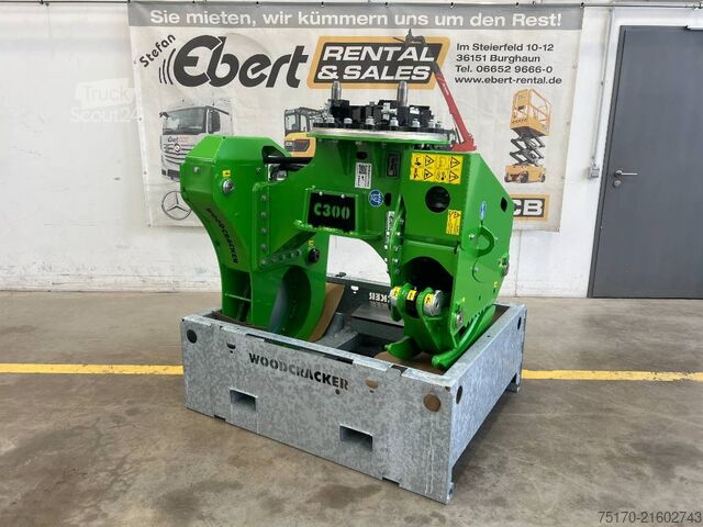 Westtech Woodcracker C300 stínací drapák / Sennebogen / ALBACH Westtech Woodcracker C300 Fällgreifer / Sennebogen / ALBACH