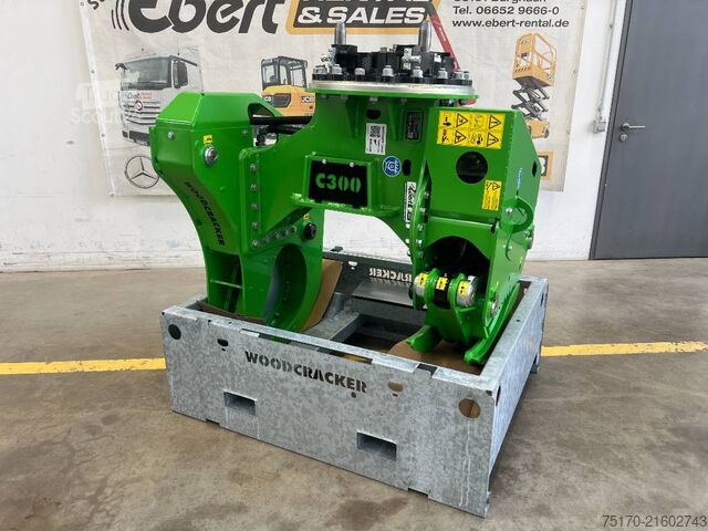 Westtech Woodcracker C300 stínací drapák / Sennebogen / ALBACH Westtech Woodcracker C300 Fällgreifer / Sennebogen / ALBACH