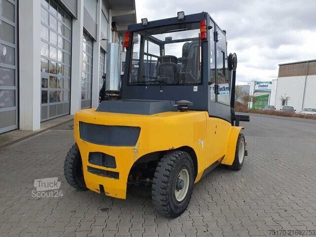 възможен мотокар Jungheinrich DFG 680 / 4.500mm / 2.413h / Zinkenverstellgerät