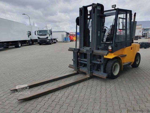 възможен мотокар Jungheinrich DFG 680 / 4.500mm / 2.413h / Zinkenverstellgerät