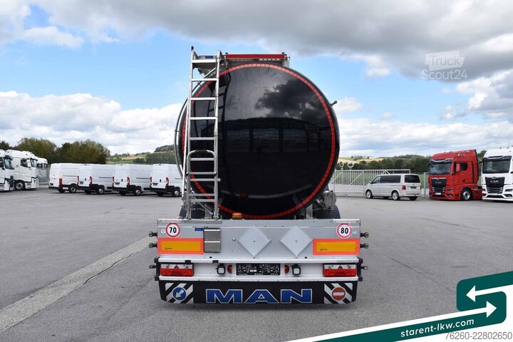 Tanksemihenger KÄSSBOHRER Chemietank, ADR, 30.000L, Liftachse, Alufelgen