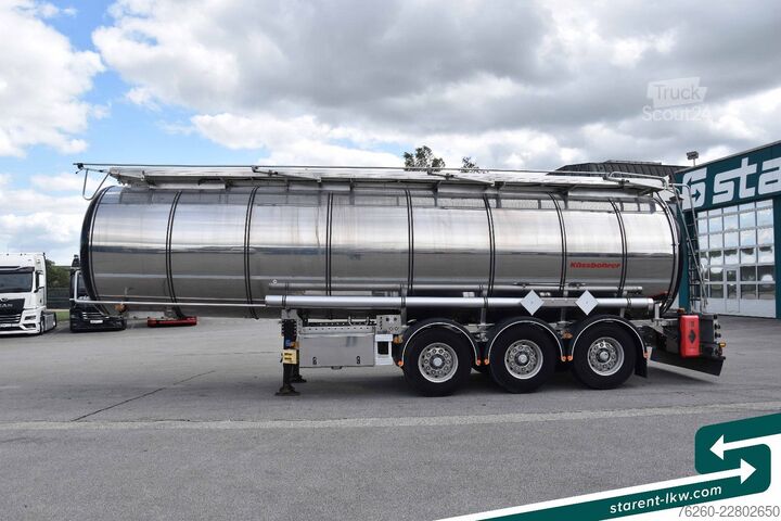 Tanksemihenger KÄSSBOHRER Chemietank, ADR, 30.000L, Liftachse, Alufelgen
