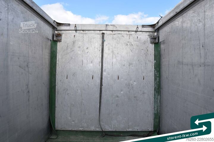 Semitilhenger med walking floor STAS 10mm 91m³ 2 x Liftachsen SAF Funk Verzinkt MIETE