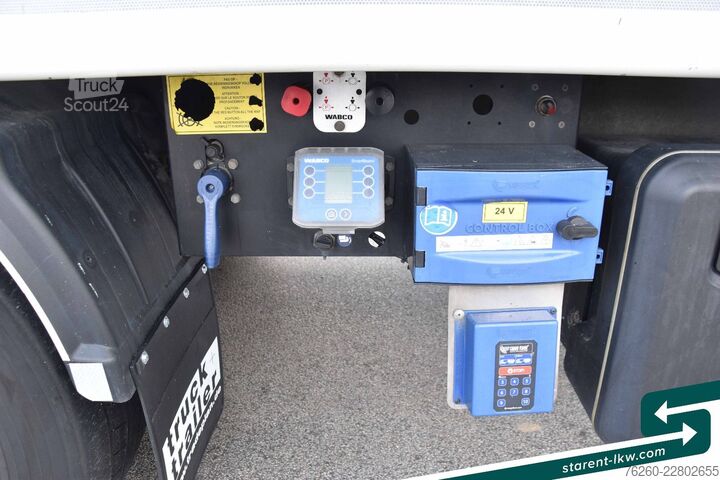 Semitilhenger med walking floor STAS 10mm 91m³ 2 x Liftachsen SAF Funk Verzinkt MIETE