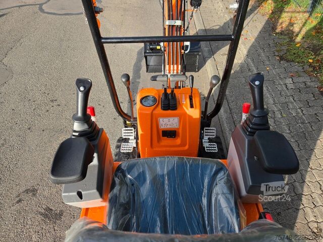 Minirýpadlo  LONKING 1T Minibagger mit Kubota Diesel D722
