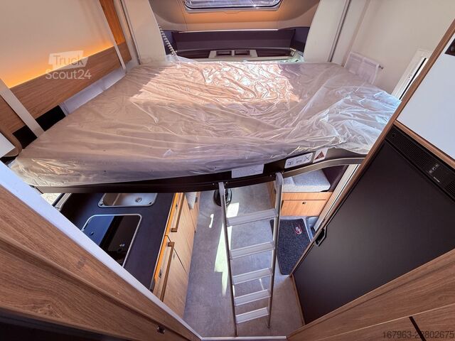عربة تخييم شبه مدمجة CHAUSSON 777 Titanium Line ~ ARCTIC ~ `27