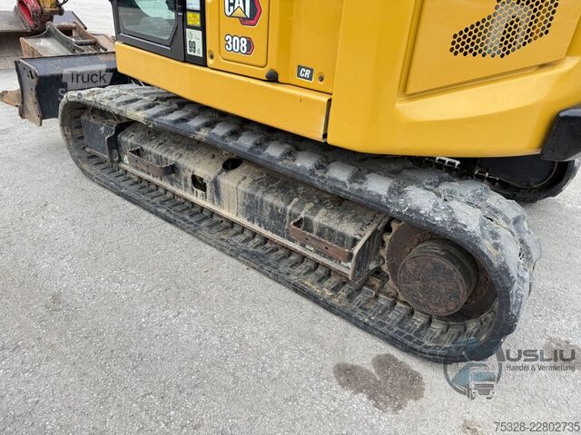Koparka gąsienicowa CATERPILLAR 308CR 07A  Powertilt 3x Löffeln Hammerleitung