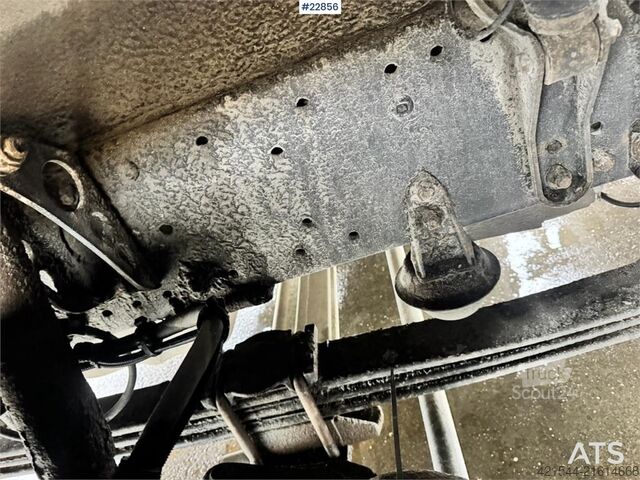 Hook arm system MAN TGX 26.480 6x2 hooklift truck with box – crane hyd